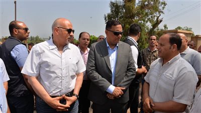 تفاصيل جولة محافظ الدقهلية ووزير الري على المشروعات (صور)