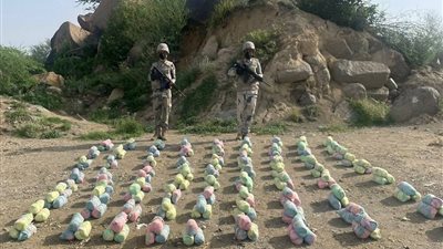 حرس الحدود: إحباط تهريب 475 كيلوجرامًا من القات في جازان