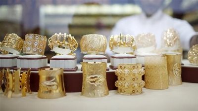 سعر الذهب اليوم فى محلات الصاغة..ارتفاع طفيف