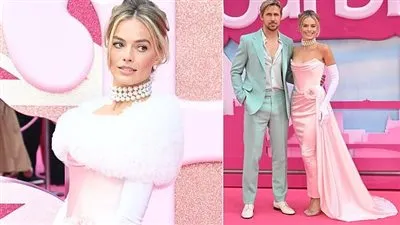 بريطانيا تحتفل بالعرض الخاص لفيلم باربي بحضور مارجو روبي ورايان جوسلينج