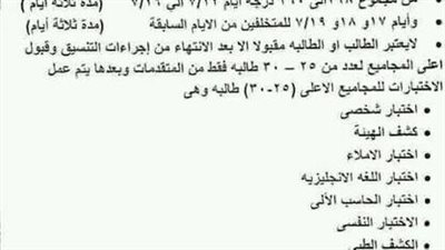 الآن.. شروط التقديم في مدارس التمريض 2023