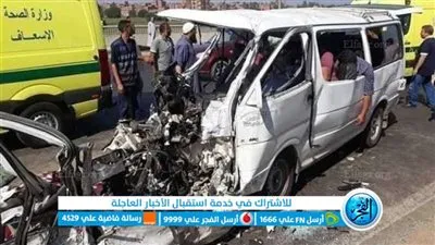 إصابة 7 أشخاص في حادث ميكروباص بالإسماعيلية