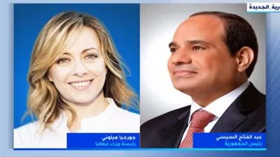 عاجل.. السيسي يتلقى اتصالا هاتفيا من رئيس وزراء إيطاليا