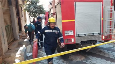 إخماد حريق في جراج نقابة المهندسين بالإسكندرية دون خسائر