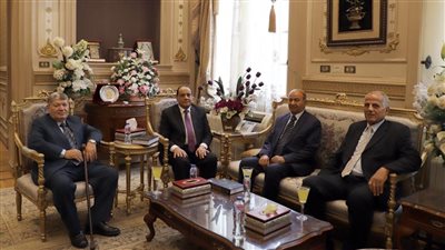 رئيس محكمة النقض يستقبل مساعدي وزير العدل لقطاعي التعاون الدولى وأبنية المحاكم 