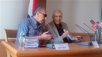 وصول محمد أبو داود ندوة الزعيم عادل إمام 