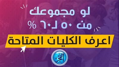 عاجل - تنسيق الجامعات tansik.. بشرى سارة لطلاب الثانوية العامة.. كليات تقبل أقل من 60%