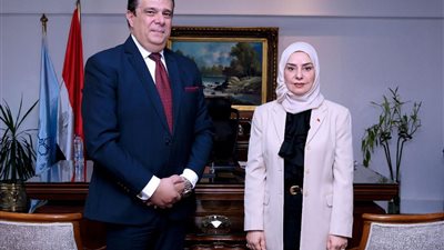 رئيس الهيئة الوطنية للإعلام يلتقي سفيرة البحرين بالقاهرة