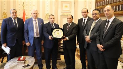 رئيس محكمة النقض يستقبل رئيس وأعضاء نادي قضاة طنطا بكامل تشكيله 