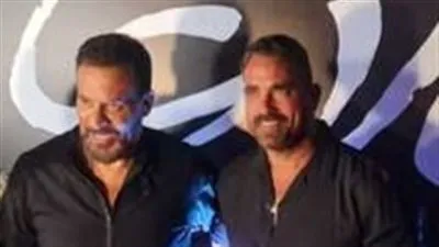 أمير كرارة يساند ماجد المصري في العرض الخاص لفيلم 