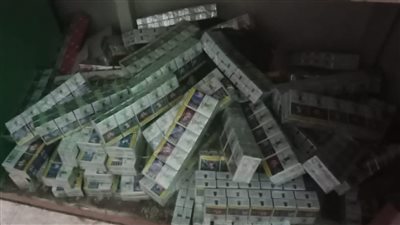 ضبط كمية من السجائر مجهولة المصدر بالقاهرة  
