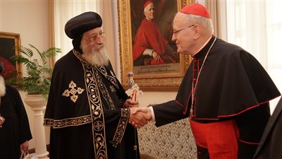 البابا تواضروس الثاني يزور رئيس أساقفة المجر