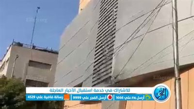 ‏جامعة القاهرة: حريق محدود بالواجهة الأمامية لمعهد الأورام