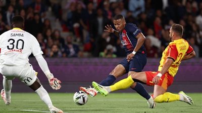 هدف مبابي اليوم أمام لانس في الدوري الفرنسي
