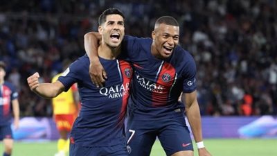 هدف مبابي الثاني اليوم أمام لانس في الدوري الفرنسي