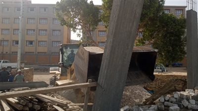 حملات مكبرة لإزالة وإيقاف البناء المخالف بالإسكندرية 