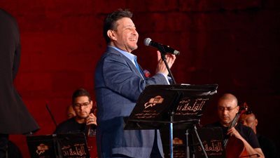 لقطات من حفل هاني شاكر فى مهرجان القلعة (صور)