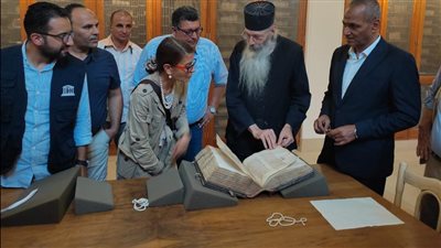 مدير مكتب اليونسكو تزور سانت كاترين ووضع خطة لإدارة الموقع 