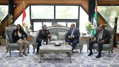 رئيس قضايا الدولة يستقبل المستشارة أمل عمار 