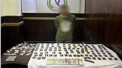 سقوط سائق بكمية كبيرة من الهيروين والإستروكس بالقاهرة