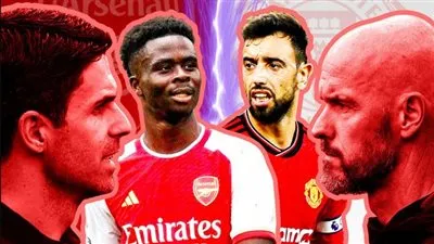 التشكيل المتوقع لمباراة آرسنال ومانشستر يونايتد في الدوري الإنجليزي