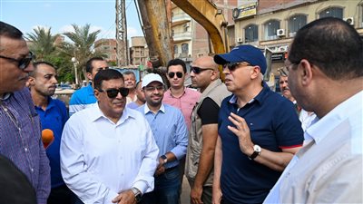 وزير الري يتفقد مشروعات الموارد المائية والري بالشرقية