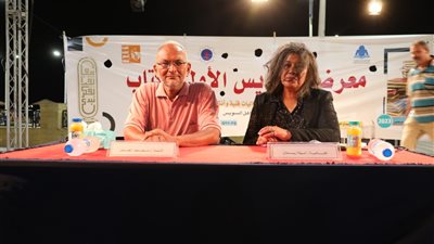 في معرض السويس للكتاب.. أمينة زيدان: حصلت على جائزة نجيب محفوظ بضربة حظ