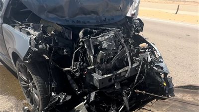 نجاة تامر يحيى مدير أعمال تامر حسني من حادث سير مروع بطريق العلمين