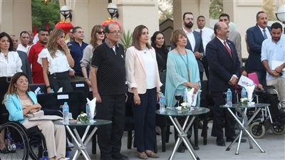 وزيرة الثقافة تشارك في المؤتمر الصحفي للدورة السابعة لملتقى فنون ذوي القدرات الخاصة 