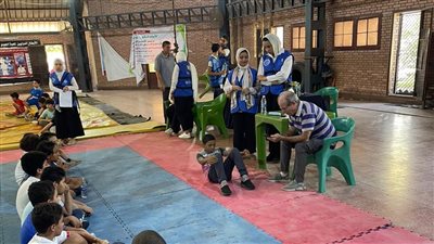 إجراء اختبارات وانتقاء البراعم في الجودو بالدقهلية 