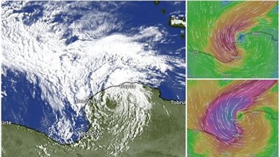 معلومات عن العاصفة دانيال مع قرب وصولها مصر