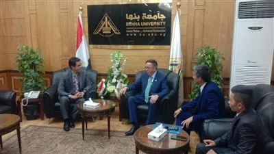 لهذا السبب.. رئيس جامعة بنها يستقبل سفير دولة كازاخستان بالقاهرة