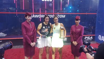 هانيا الحمامي تتوج بلقب بطولة قطر الدولية للاسكواش
