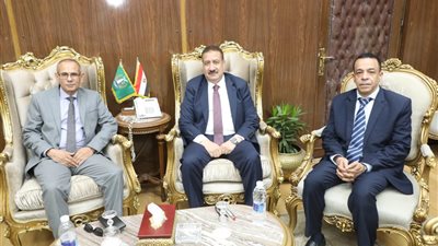 محافظ المنوفية يلتقي رئيس القسم القضائي الجديد ويؤكد على التعاون المثمر