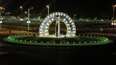 محافظة طريف تتزين باللون الأخضر والأعلام احتفاءً باليوم الوطنى الـ 93