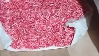 غير صالحة للاستخدام الأدمى.. ضبط ٢٦ ألف قطعة حلوى مولد في الغربية (صور)