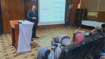 رئيس جامعة أسوان يشهد افتتاح المركز المتميز للطاقة الفوتوفلتية بكلية الهندسة