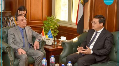 محافظ الإسكندرية يستقبل قنصل عام دولة الصين