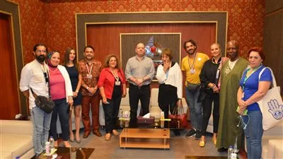 استضافة صناع السينما الأجانب المشاركون بملتفى أولادنا في مدينة الإنتاج الإعلامي