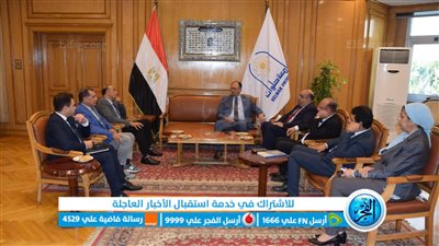 رئيس جامعة حلوان يبحث إمكانية إنشاء محطة وقود لخدمة المنطقة