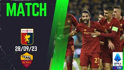 موعد مباراة روما ضد جنوى في الدوري الإيطالي والقنوات الناقلة