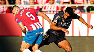 بين الشوطين.. ريال مدريد يهز شباك جيرونا بهدفين في الدوري الإسباني 