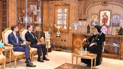 البابا تواضروس يستقبل سفير إسبانيا بالقاهرة