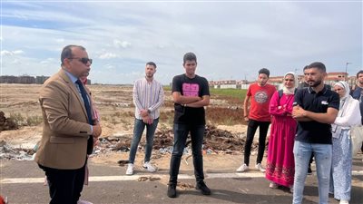 هندسة المنصورة الجديدة في زيارة ميدانية لطلاب قسم عمارة بأحد المواقع 