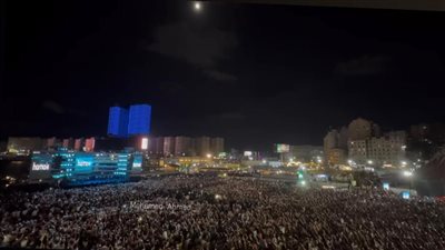 حضور جماهيري ضخم في حفل محمد حماقي لطلاب ثانوية عامة بالإسكندرية (صور) 