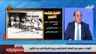 سمير فرج يكشف كواليس خطة الخداع الاستراتيجي في حرب أكتوبر (فيديو)