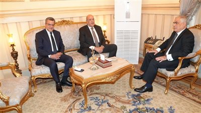 النائب العام يستقبل رئيس الجهاز المركزي للمحاسبات ونائبه.. صور