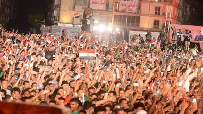 بالصور.. إيهاب توفيق يحيي حفل دعم ترشح الرئيس السيسي لانتخابات الرئاسة بميدان الجلاء