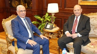 النائب العام يستقبل مفتي الجمهورية ووزير العدل السابق (صور)