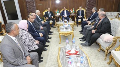 محافظ المنوفية يستقبل محافظي كفر الشيخ والغربية (تفاصيل)